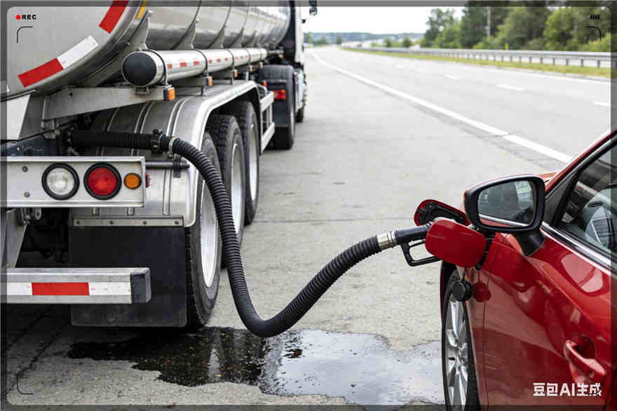 台前汽车救援送水案例